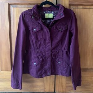 Junior’s Prince Fox Maroon Parka Jacket